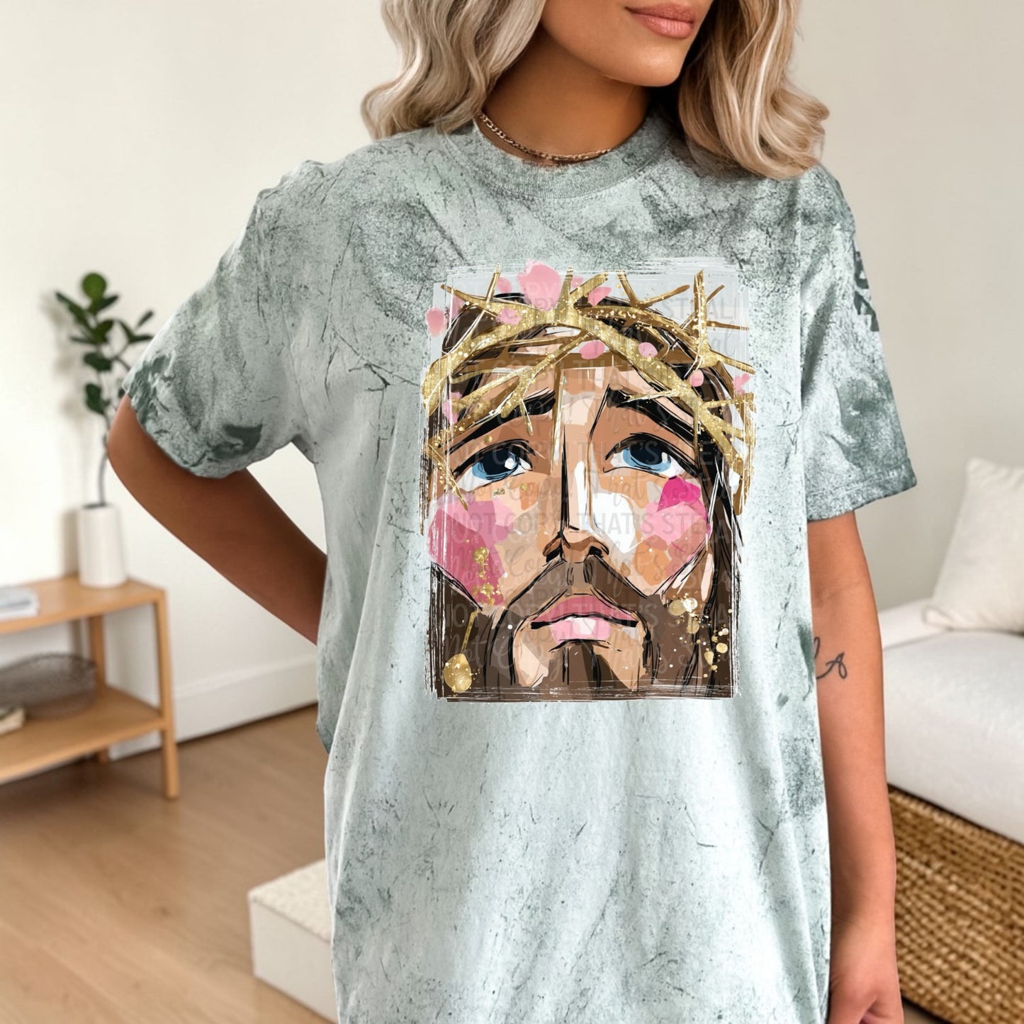Jesus Art Strokes DTF Transfer Film SSD0326