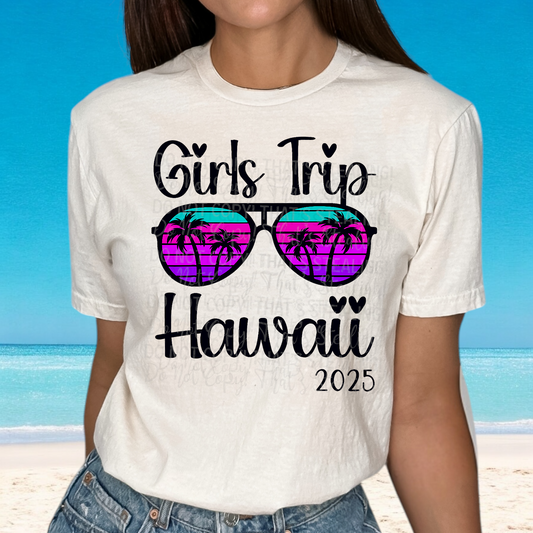 Girls Trip Hawaii 2025 DTF Transfer Film E035