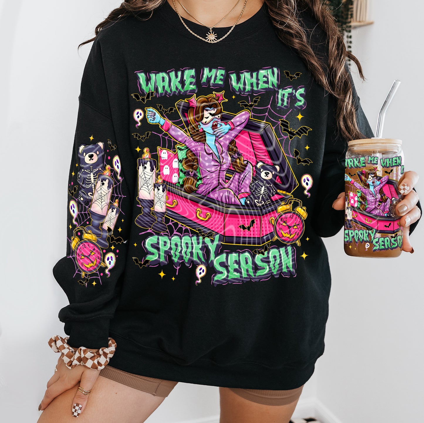 Matching DTF Series - Set Series - wake me up when it’s spooky season G065