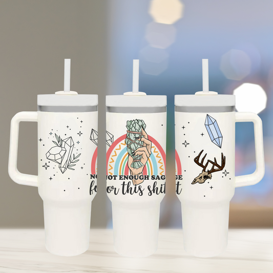 Sage that shit - TOP - 40 oz Glass UV DTF Transfer Film