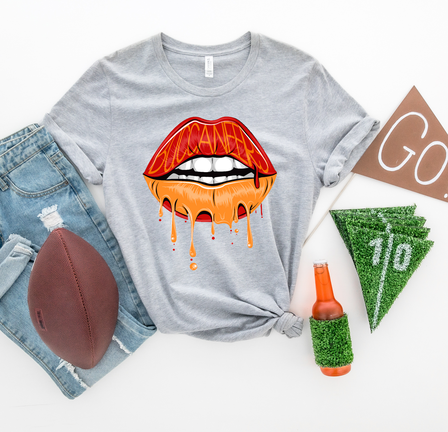 Football Lips L14 FBE DTF Transfer Film