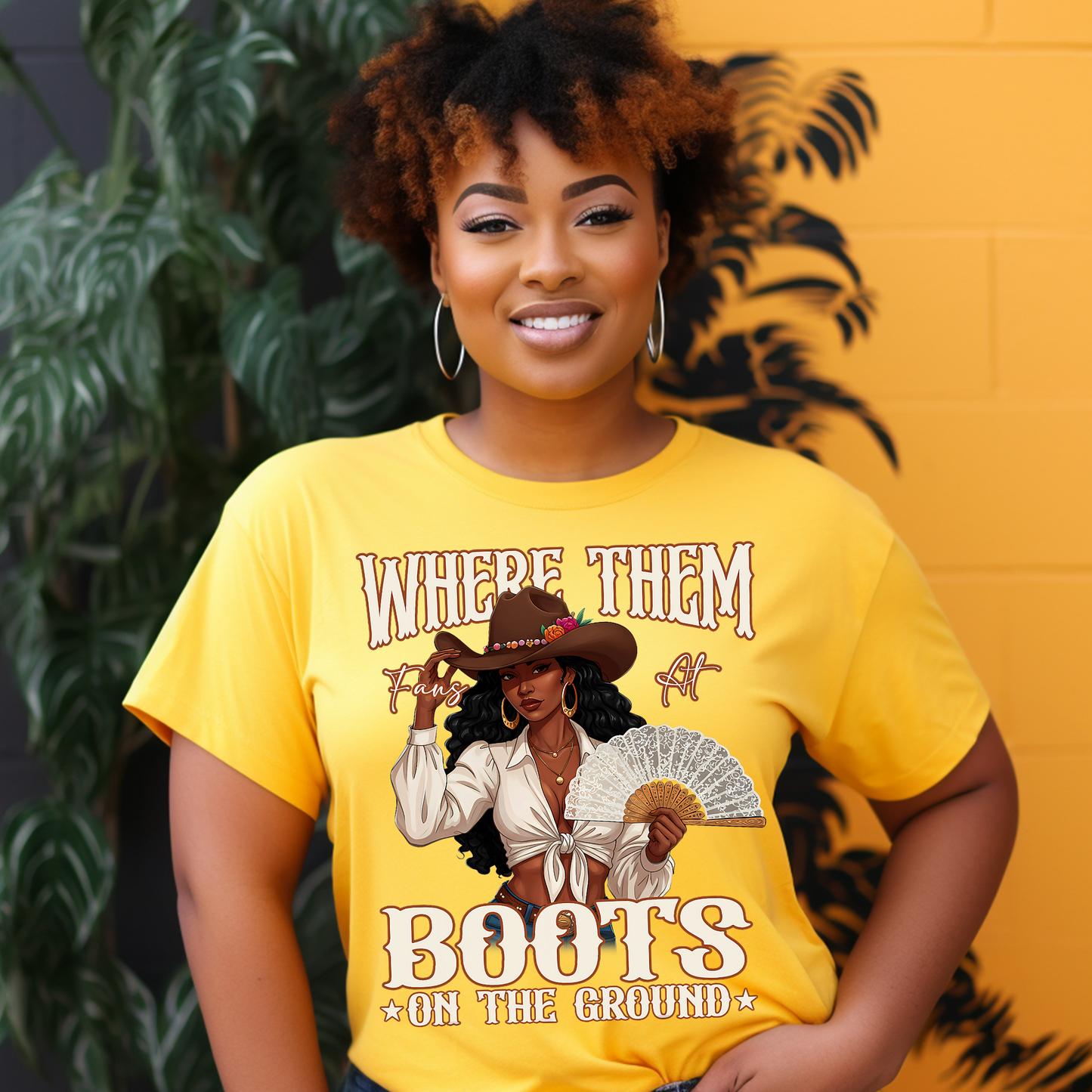 Where them fans at Rodeo Queen DTF Transfer Film E075