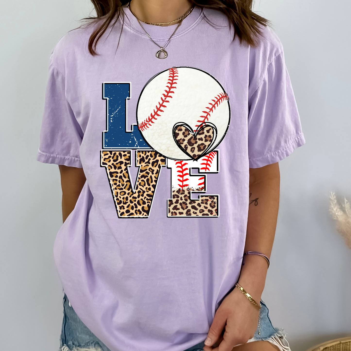 Baseball Love DTF Transfer Film