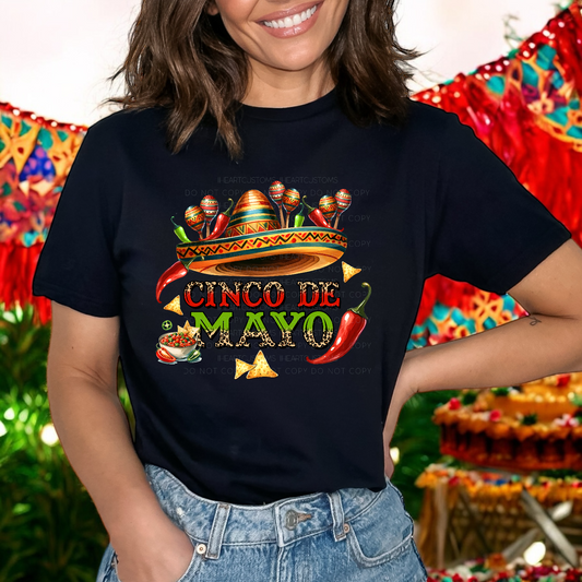 Cinco de Mayo DTF Transfer Film CF045