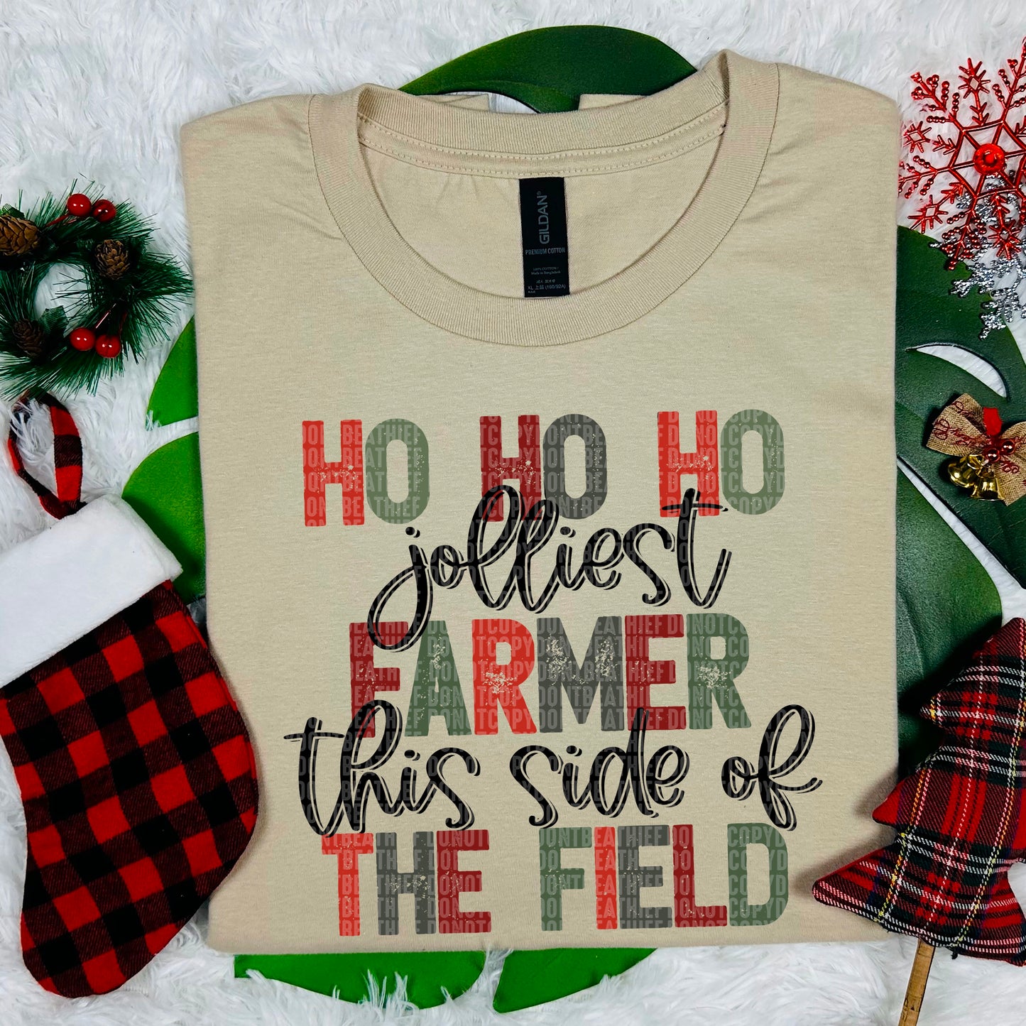 Jolliest Farmer this side of the field DTF Transfer Film SDD104