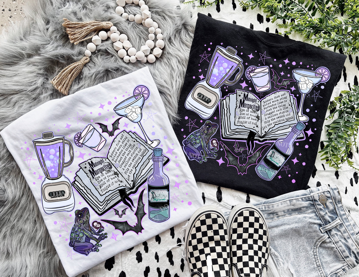 Matching DTF Series - Set Series - Midnight Margaritas Purple No words L084