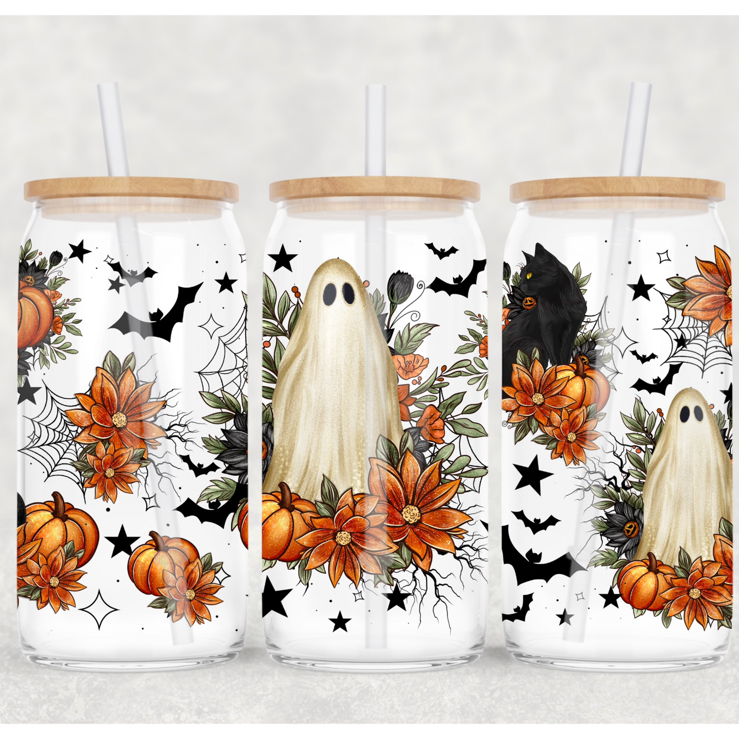 Fall Halloween Ghoul - 16oz UV DTF Transfer Film