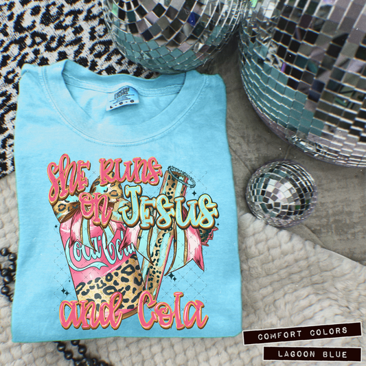 She runs on Jesus DTF Transfer Film SD045