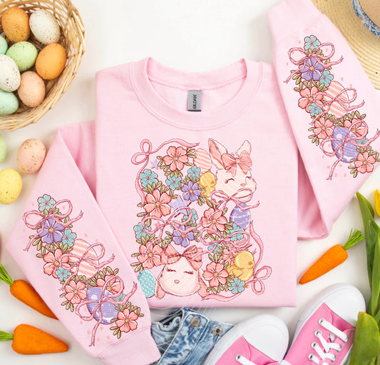 Matching DTF Series - Set Series - Floral Pastel Easter A025