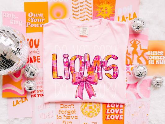 Spring Mascots Series - Lions DTF Transfer Film TE035