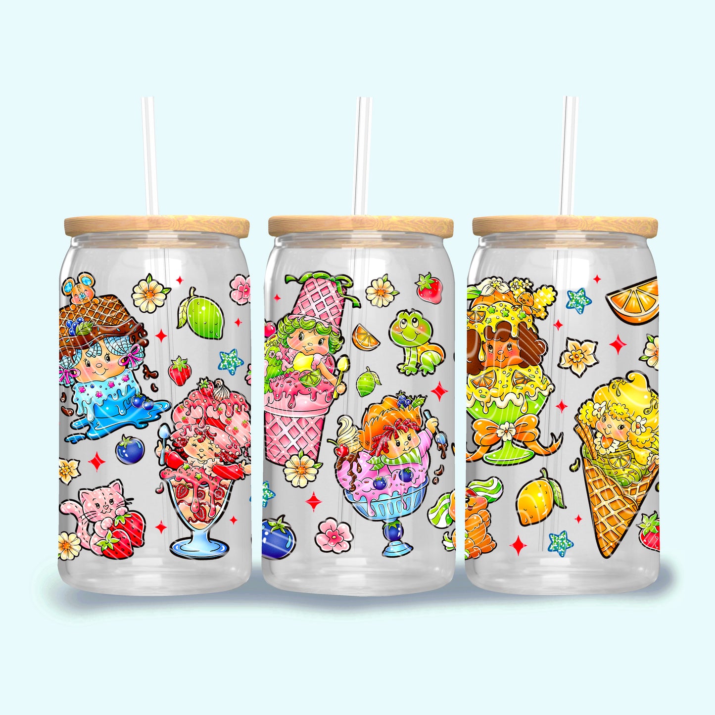 Fruit Scoops 16oz UV DTF Transfer Film G055