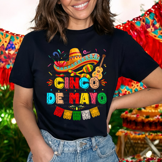 Cinco de Mayo DTF Transfer Film CF045