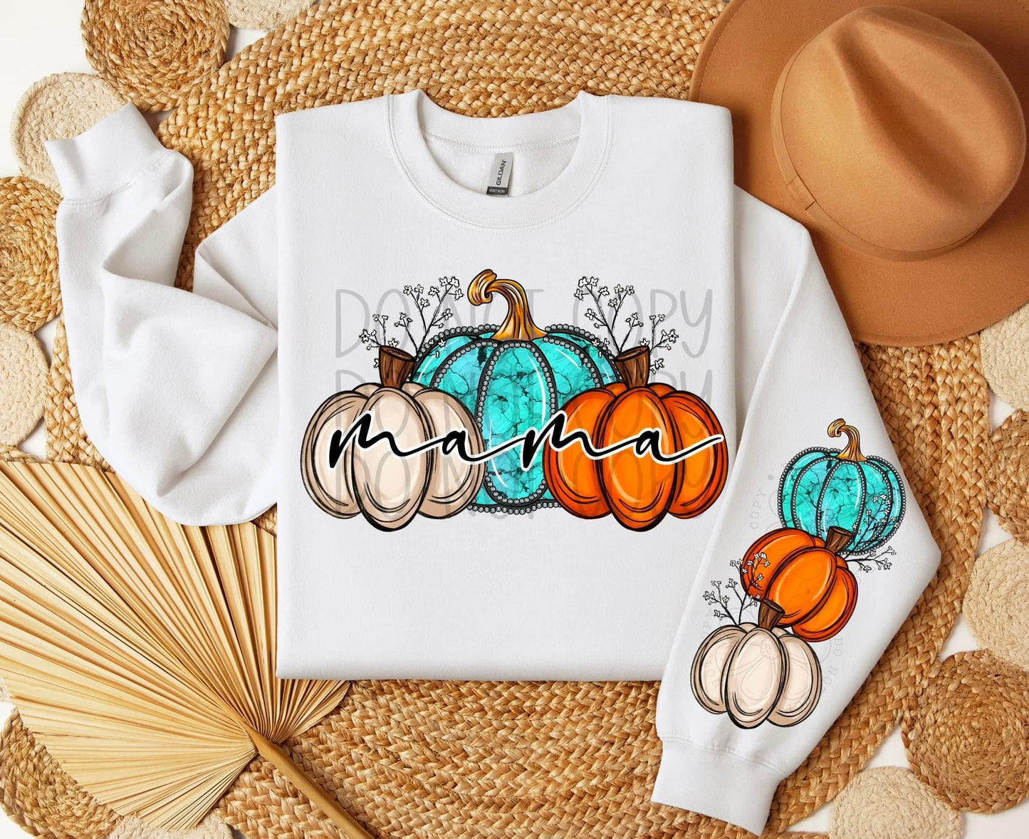 Matching DTF Series - Set Series - Fall Pumpkins Mama FD084