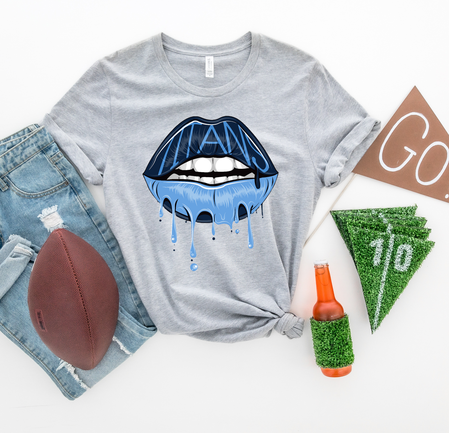 Football Lips L13 FBE DTF Transfer Film