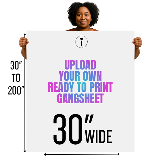 CUSTOM 30 INCH DTF GANG SHEET (MULTIPLE DESIGNS ON 1 ROLL)