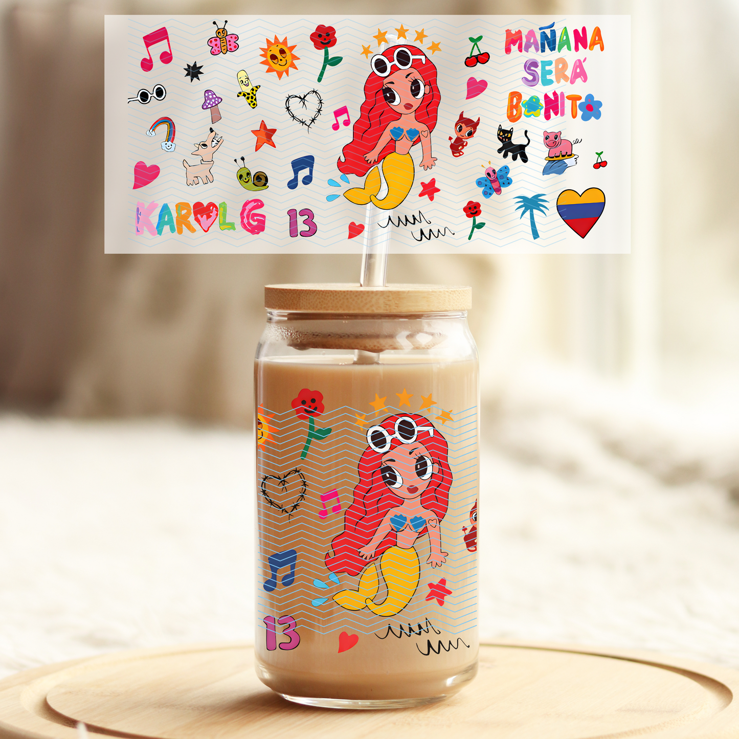 KG 5 - 16oz Glass UV DTF Transfer Film