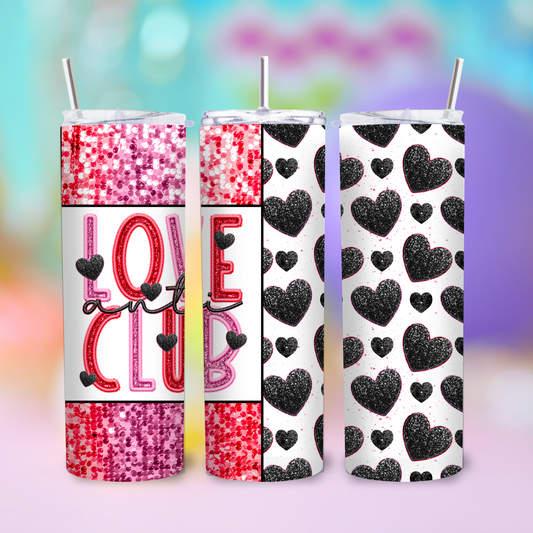 Valentine’s Day - Anti Love Club Tumbler Sublimation Transfer Film
