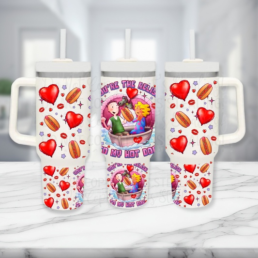 You’re the relish to my hot dog - TOP & BOTTOM SET - 40 oz Tumbler UV DTF Transfer Film G015