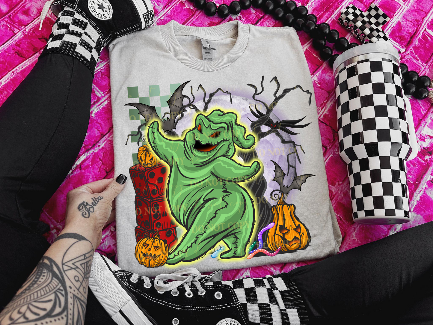 Spooky OB Green DTF Transfer Film