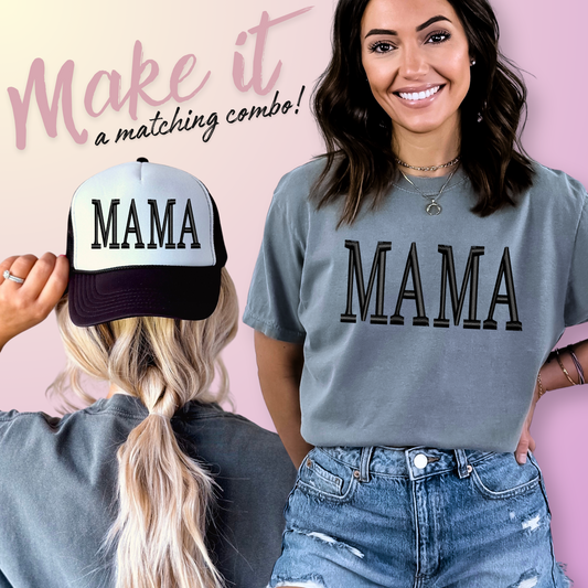 Faux Embroidery Mama DTF Transfer Film - Create your own matching set