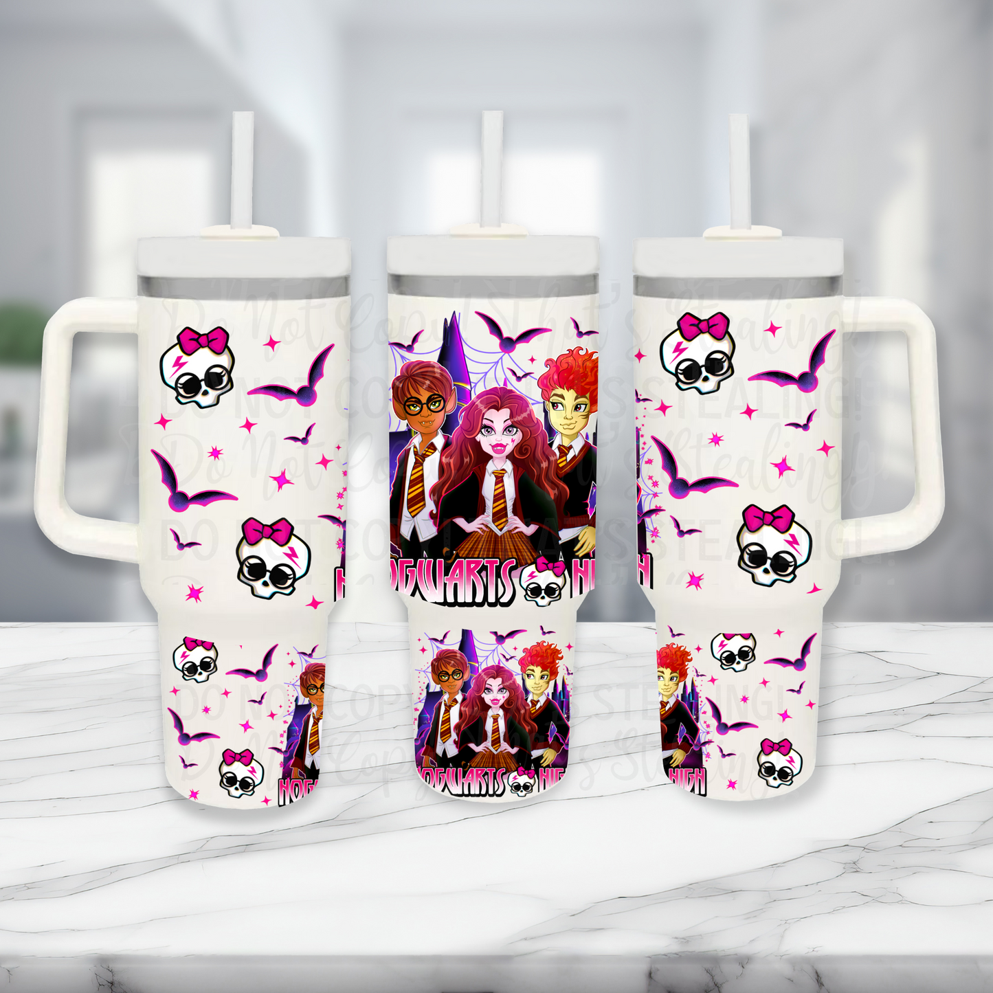 Vampire High - TOP & BOTTOM SET - 40 oz Tumbler UV DTF Transfer Film G015