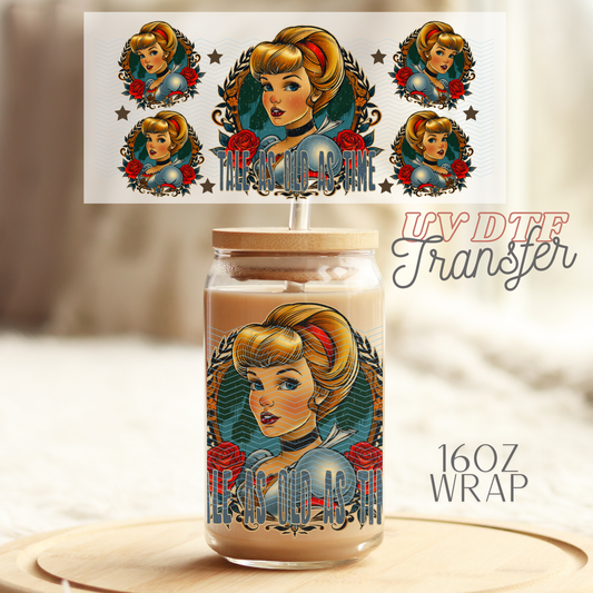 Tale as old as time heels - 16oz UV DTF Transfer Film