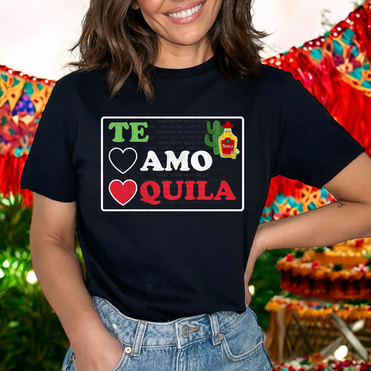 Cinco de Mayo Te Amo Tequila DTF Transfer Film CF045