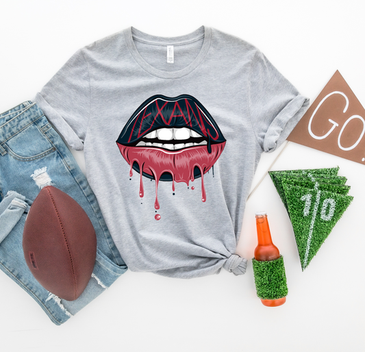 Football Lips L1 FBE DTF Transfer Film 09029