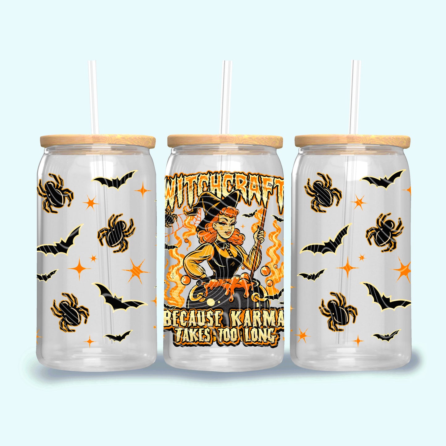 Witchcraft because karma takes too long 16oz UV DTF Transfer Film G085