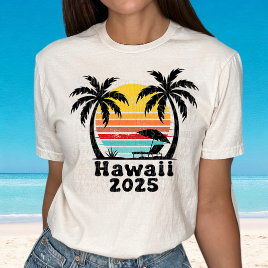 Hawaii 2025 DTF Transfer Film E035