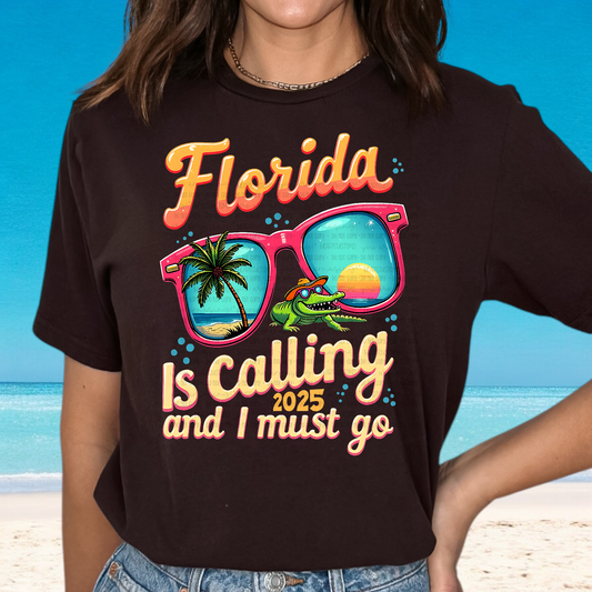 Florida is calling and I must go 2025 DTF Transfer Film E035