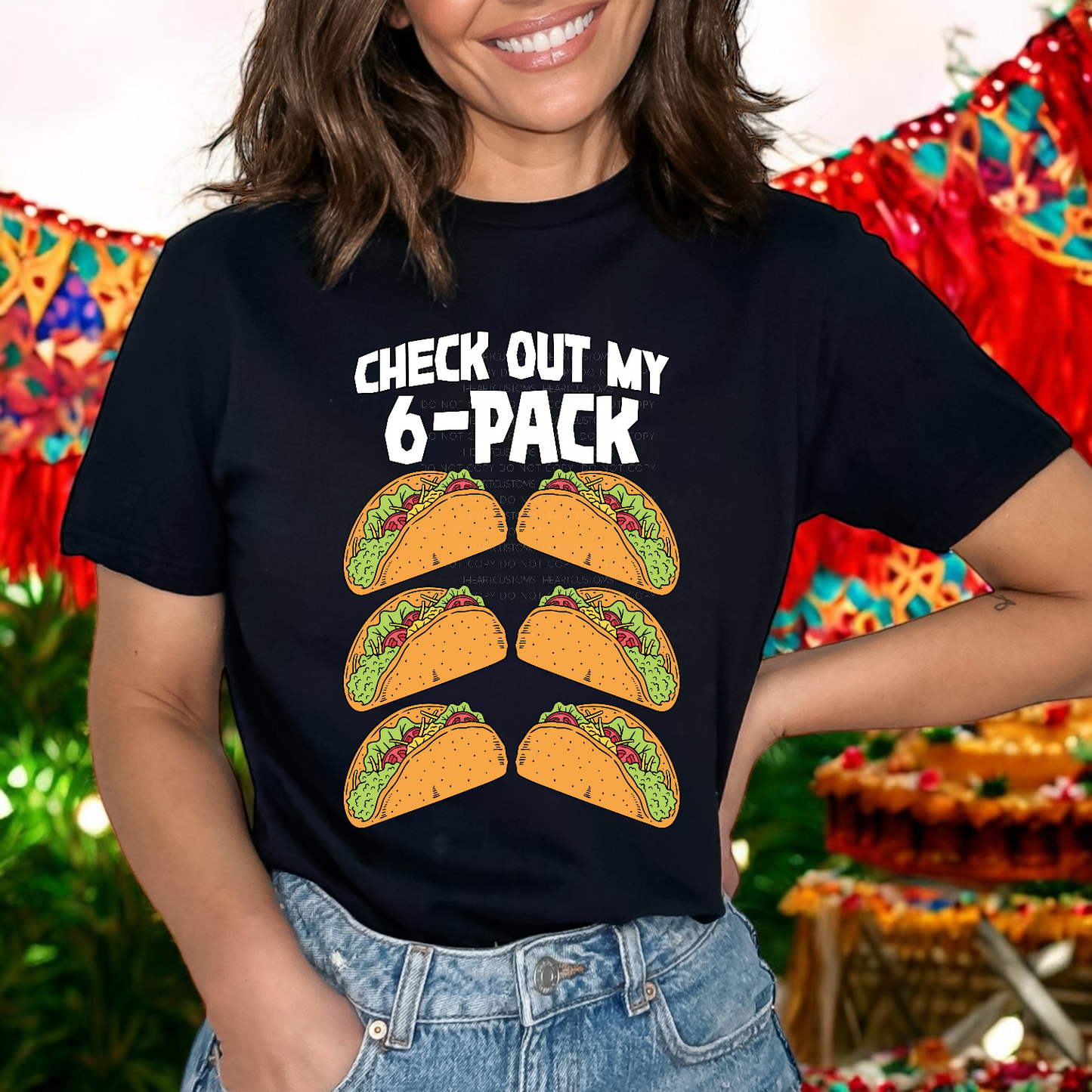 Cinco de Mayo check out my 6 Pack Funny taco lover DTF Transfer Film CF045
