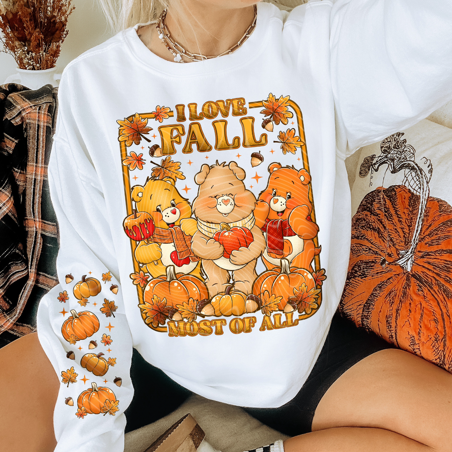 Matching DTF Series - Set Series - Fall Bear Besties