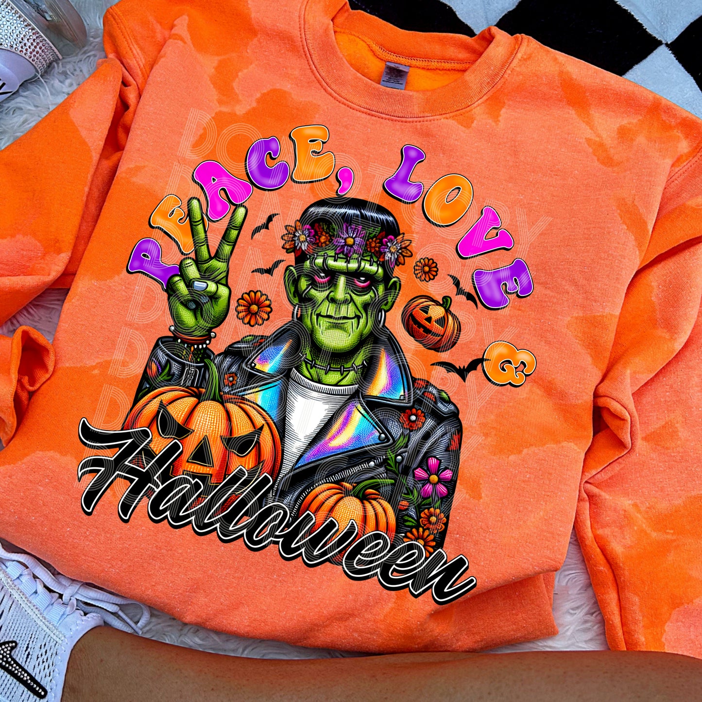 Peace Love Halloween DTF Transfer Film