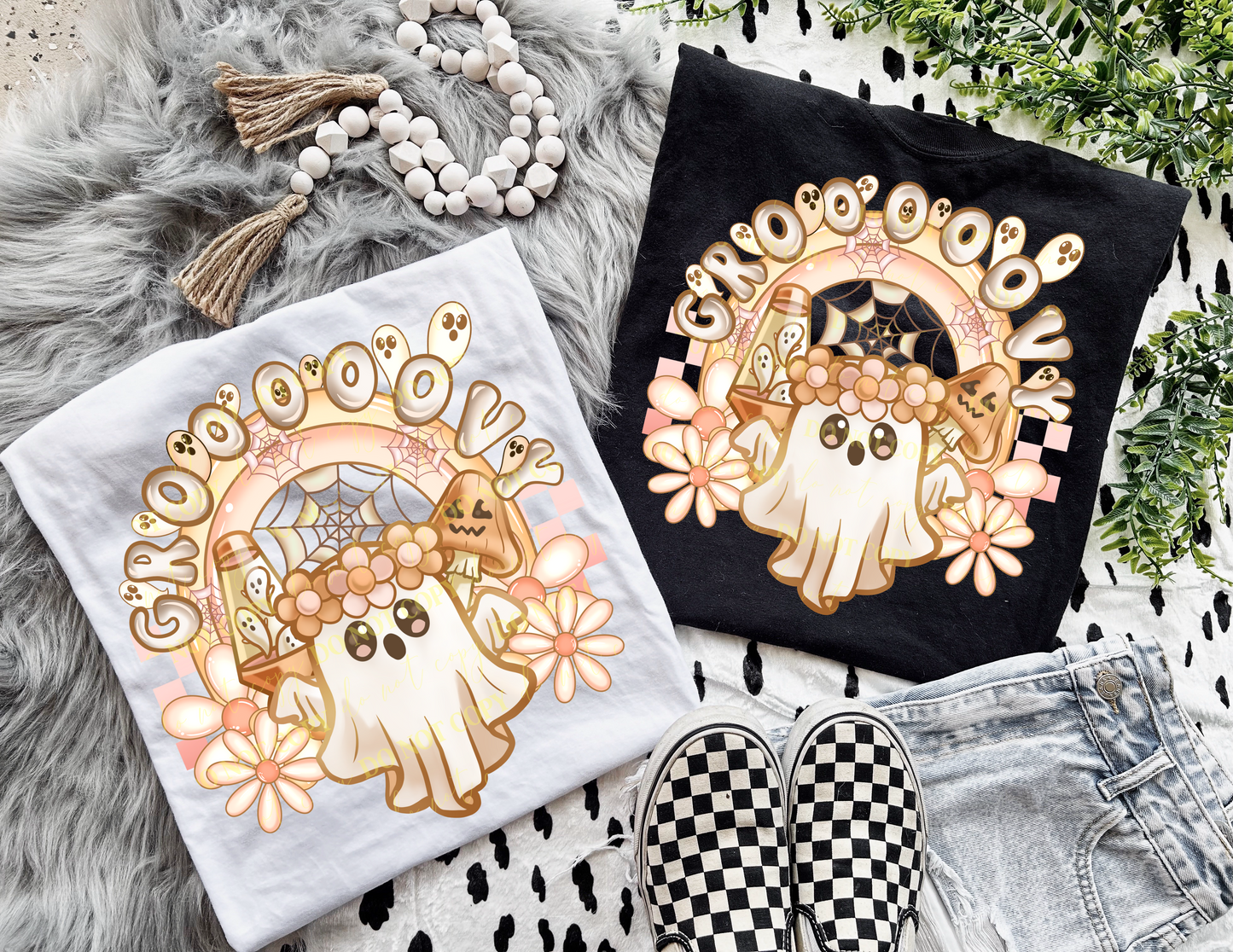 Groovy Ghost DTF Transfer Film