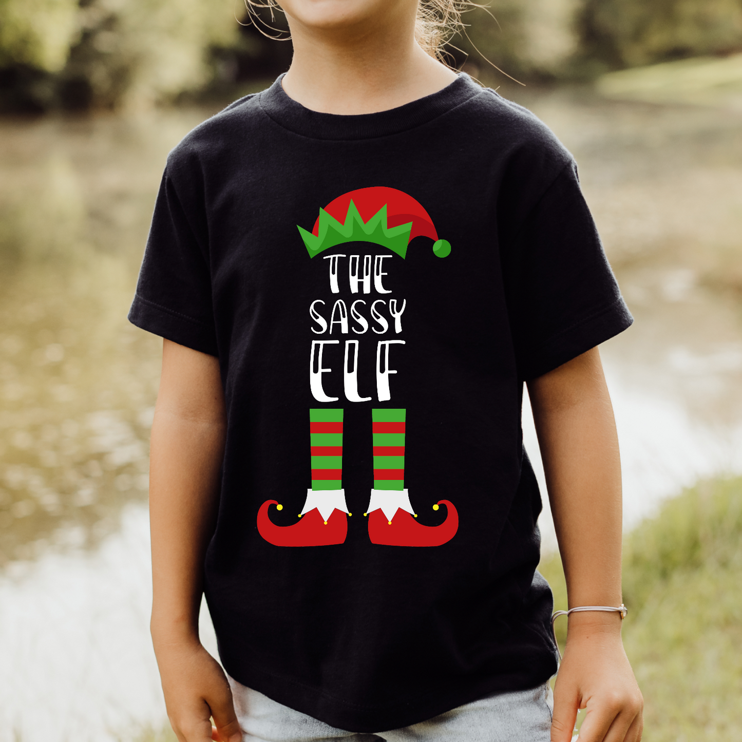 Matching Family Sassy Elf DTF Transfer Film 9438
