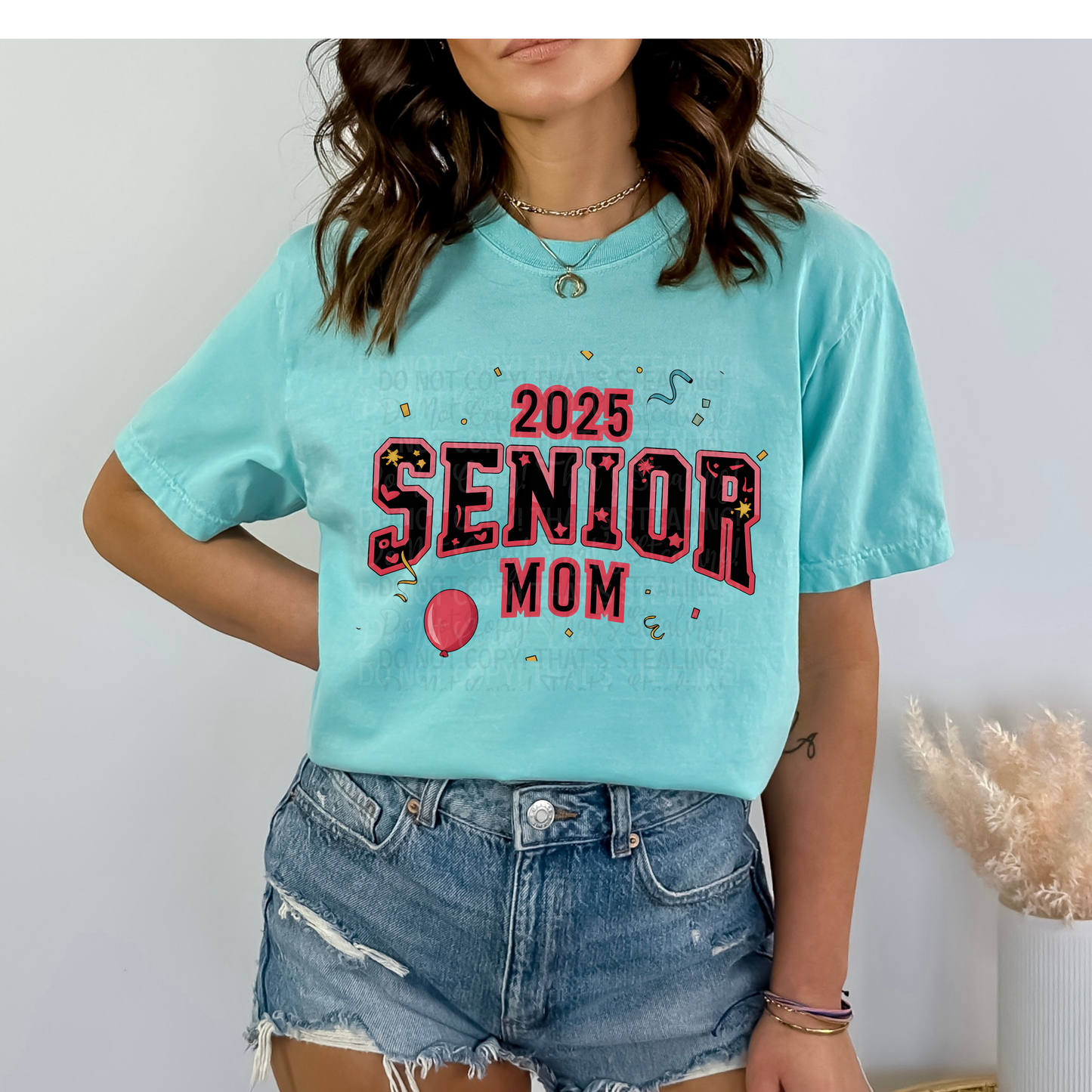 Senior Mom Class of 2025 Graduation DTF Transfer Film CF025