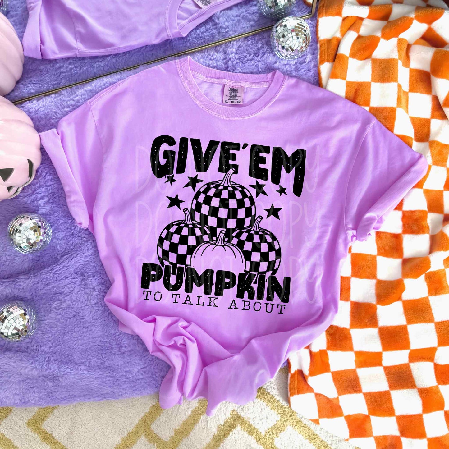 Give em pumpkin to talk about DTF Transfer Film TE085