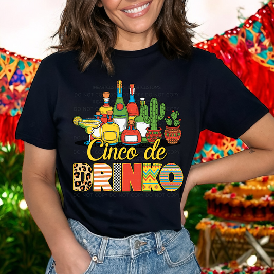 Cinco de Drinko DTF Transfer Film CF045