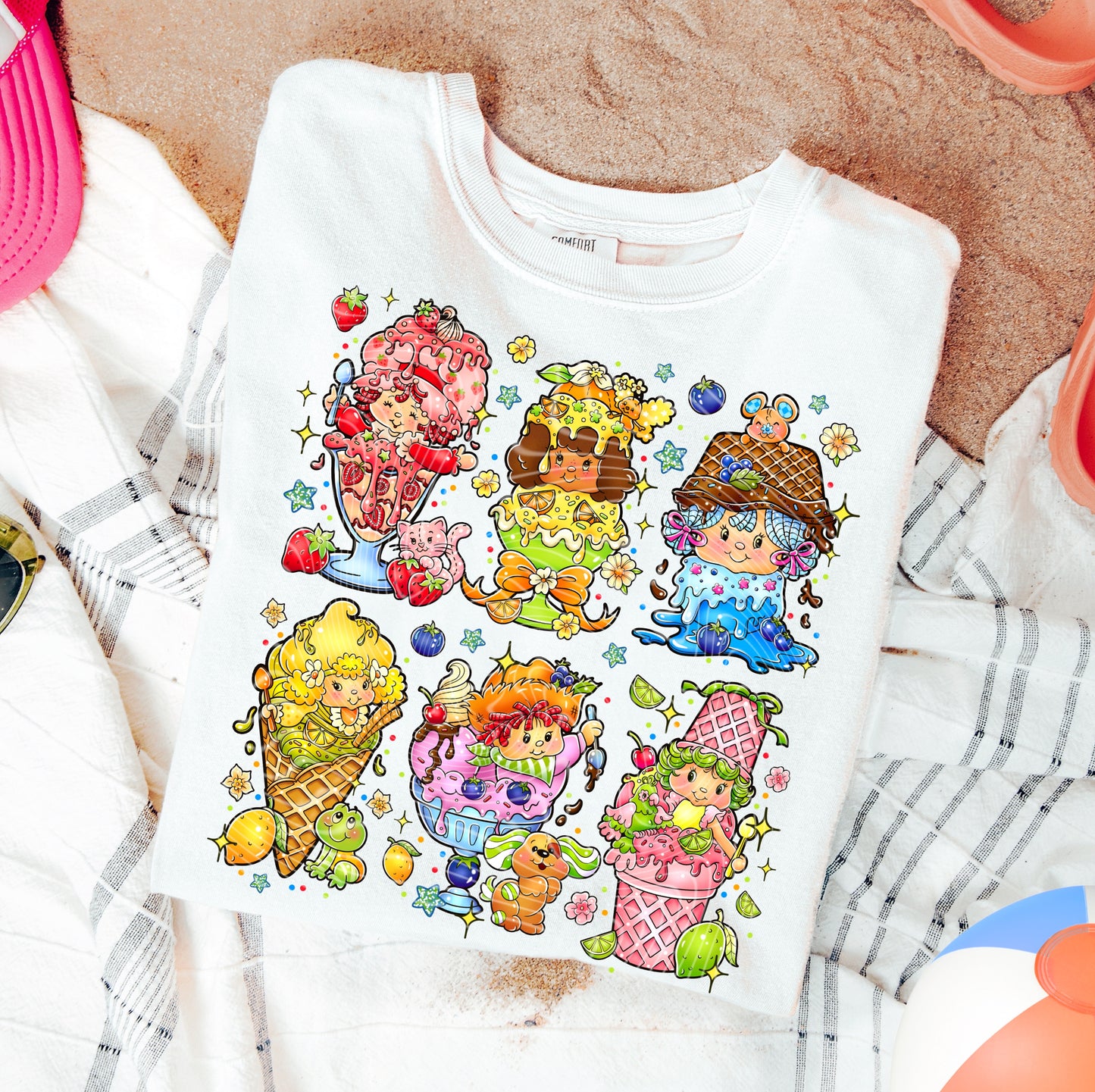 Matching DTF Series - Ice Cream Edition - Set Series - Fruit scoops G055