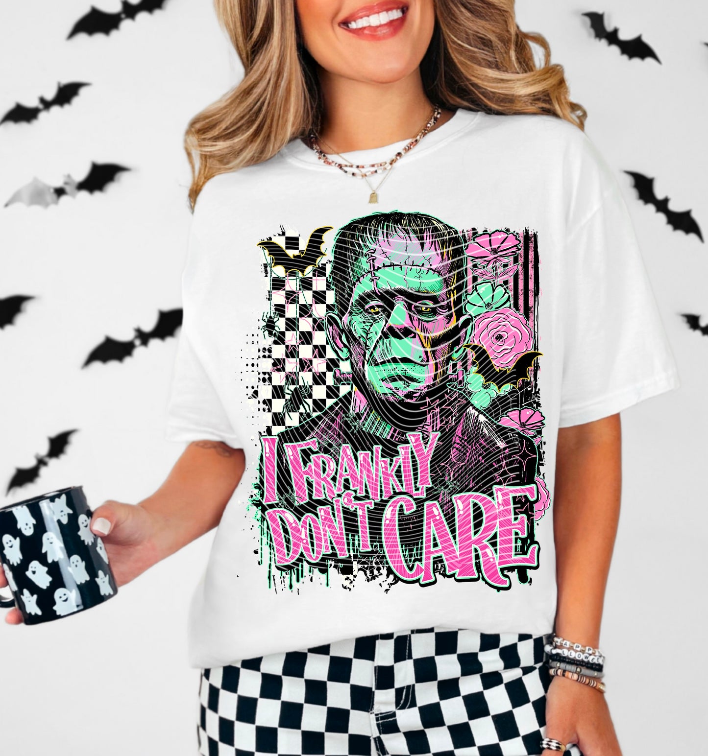 Frankly don’t care Frankenstein DTF Transfer Film A075