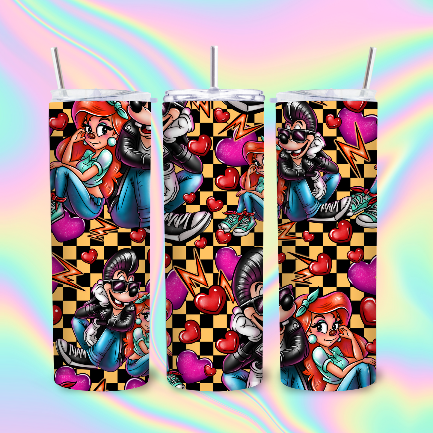 Electrifying Love - Tumbler Sublimation Transfer Film