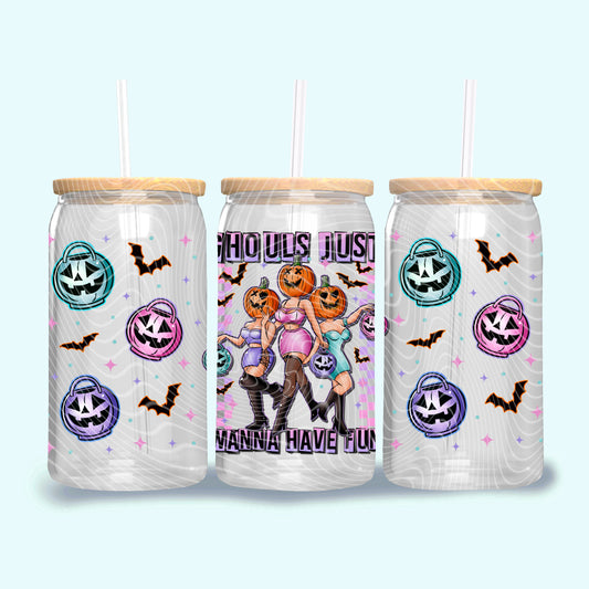 Ghouls just wanna have fun Tone 1 - 16oz UV DTF Transfer Film G084