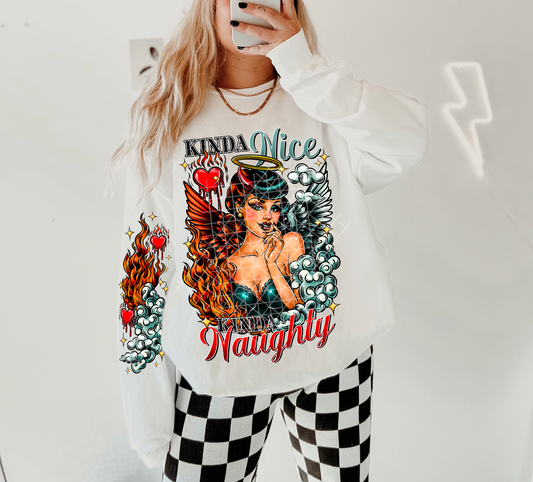 Matching DTF Series - Set Series - Kinda Nice, Kinda Naughty
