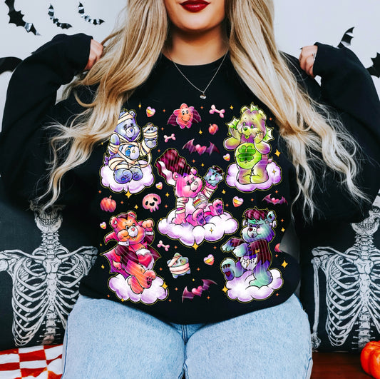 Halloween Bears DTF Transfer Film G084