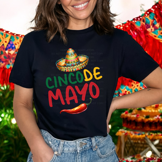 Cinco de Mayo DTF Transfer Film CF045