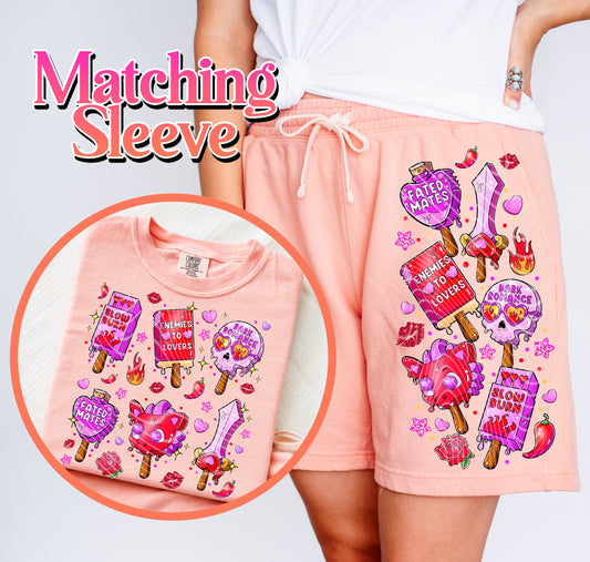 Matching DTF Series - Ice Cream Edition - Set Series - Book Lovers G055