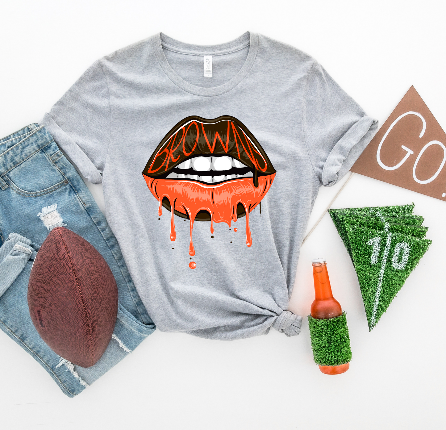 Football Lips L27 FBE DTF Transfer Film