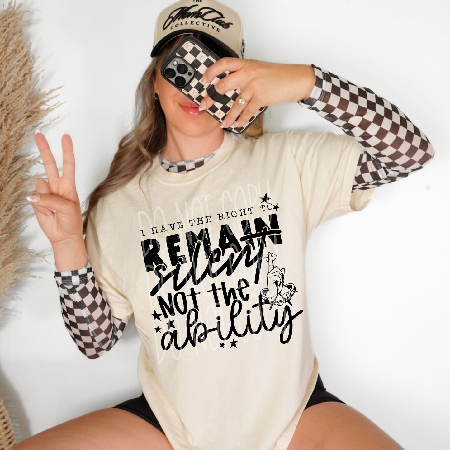 I have the right to remain silent not the ability DTF Transfer Film T016