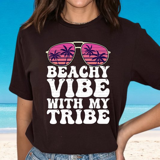 Beachy Vibe with my Tribe DTF Transfer Film E035